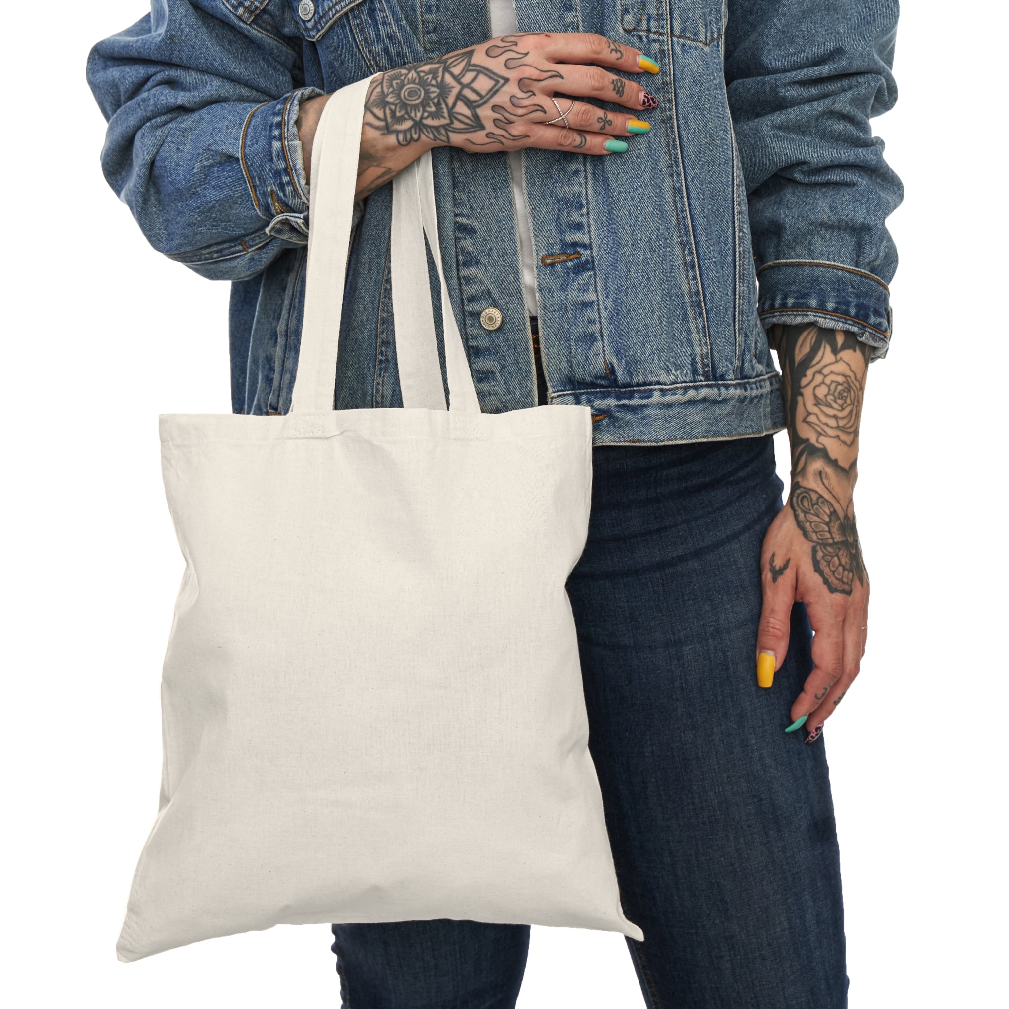 Green Queen Plants Tote Bag - Natural Canvas Plant Lover Shopper