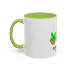 Green Queen Plants Accent Coffee Mug – Plant Lover Ceramic Mug (11/15oz)