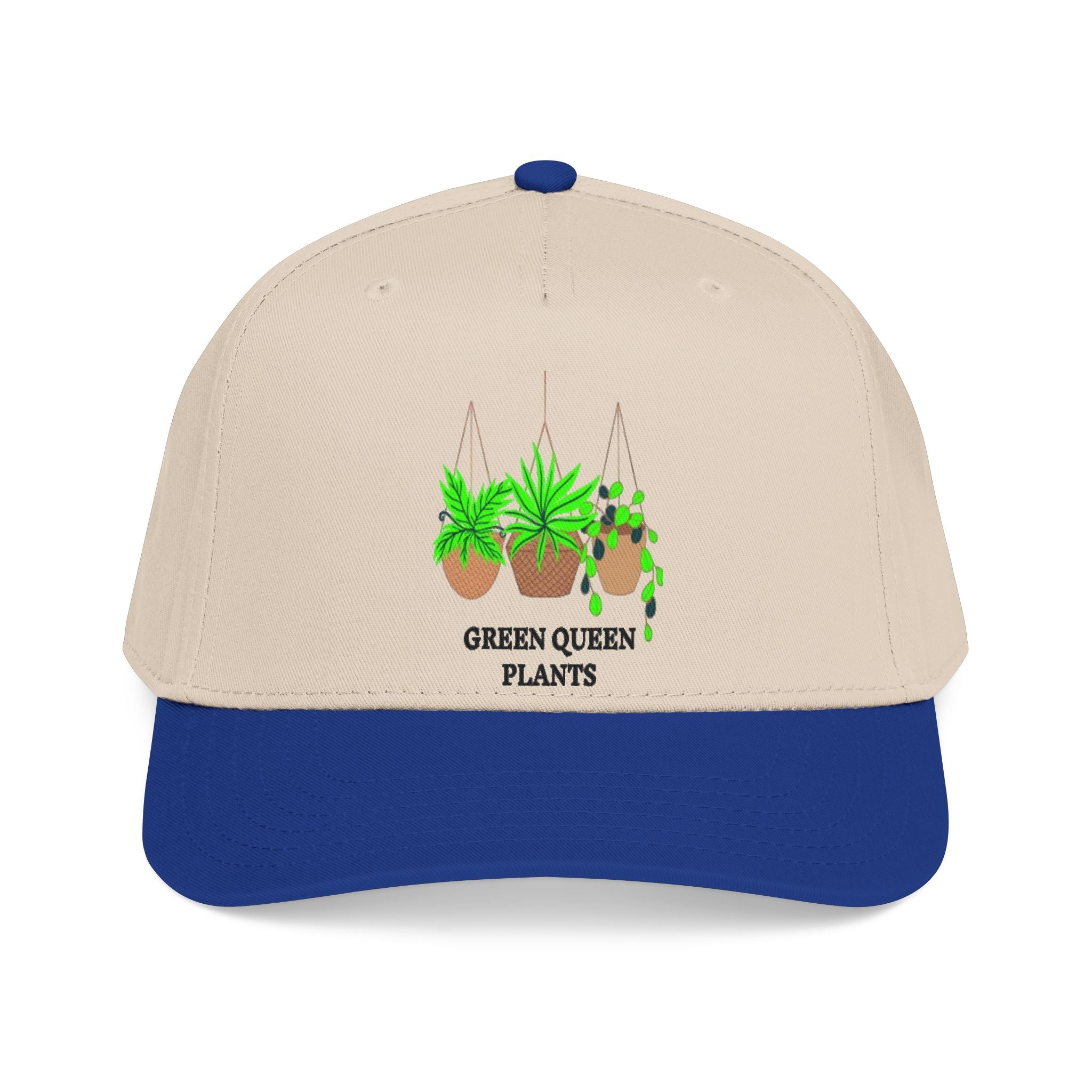 Green Queen Plants Baseball Cap — Hanging Pothos & Spider Plant Hat
