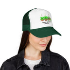 Plant Lover Trucker Hat — "Green Queen Plants" Foam Mesh Cap