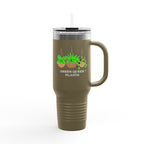 40oz Insulated Travel Mug — Hanging Plants Garden Lover Tumbler