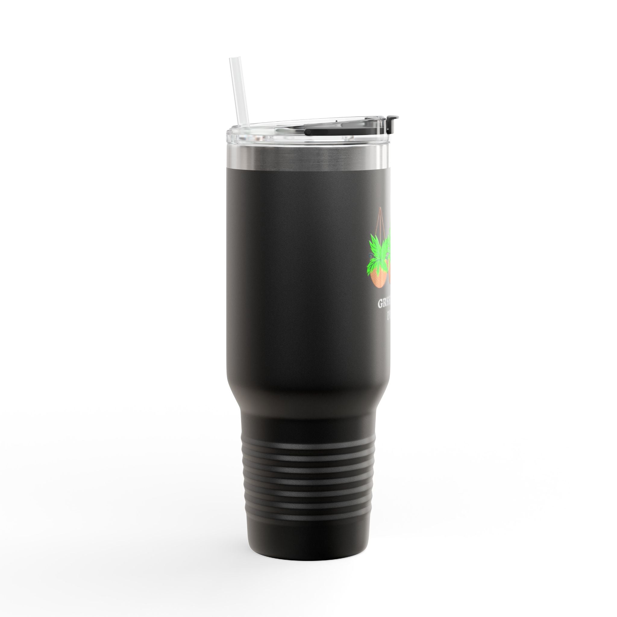 40oz Insulated Travel Mug — Hanging Plants Garden Lover Tumbler