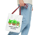 Tote — Green Queen Plants Hanging Houseplant Illustration Tote Bag