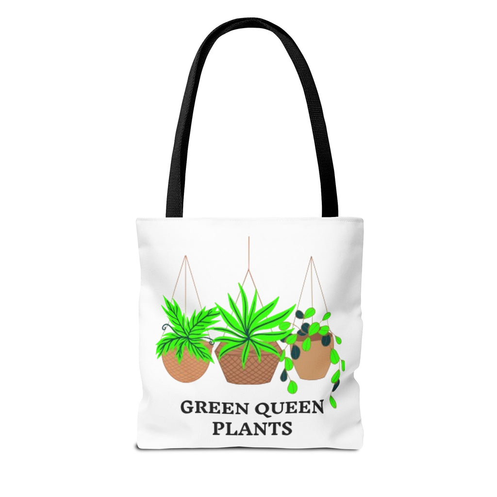 Tote — Green Queen Plants Hanging Houseplant Illustration Tote Bag