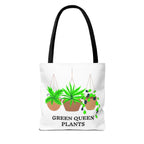 Tote — Green Queen Plants Hanging Houseplant Illustration Tote Bag