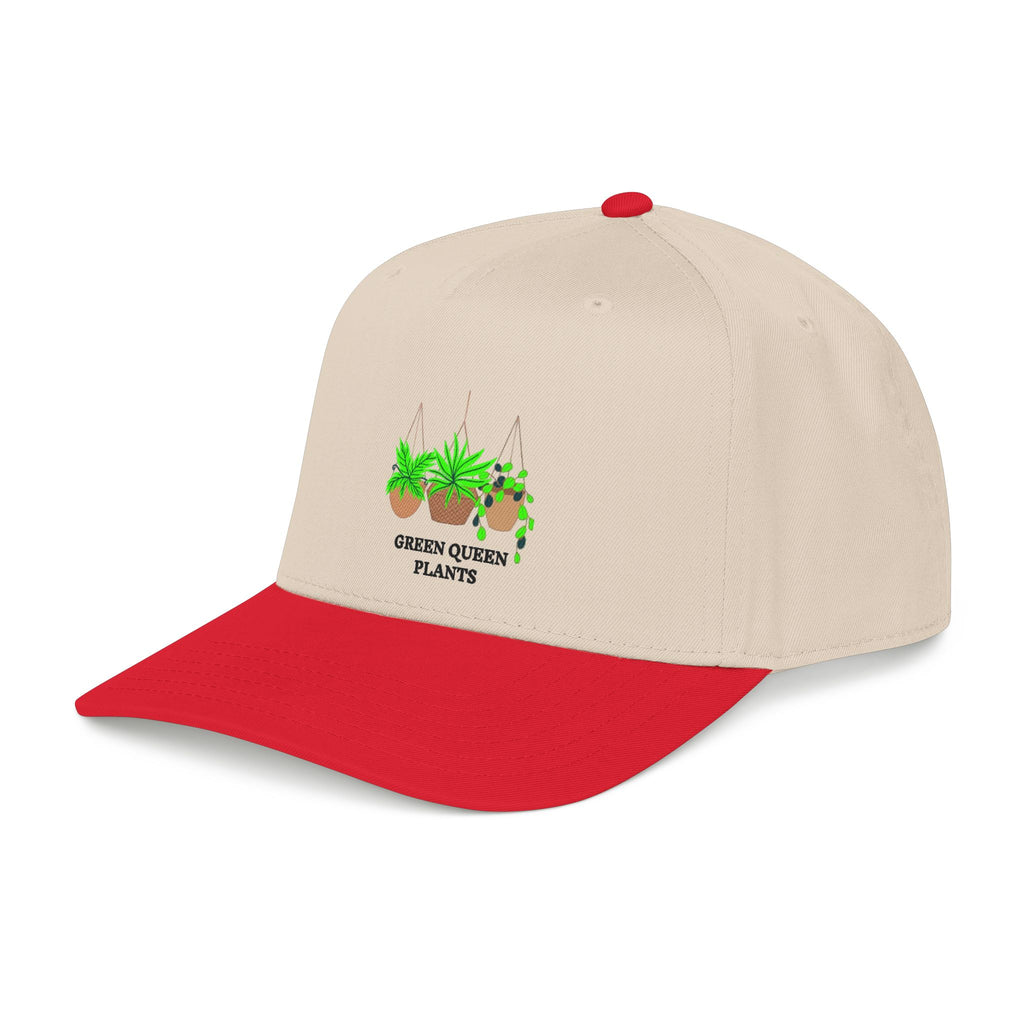 Green Queen Plants Baseball Cap — Hanging Pothos & Spider Plant Hat