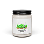 Green Queen Plants Scented Soy Candle — 9oz Jar Candle for Plant Lovers