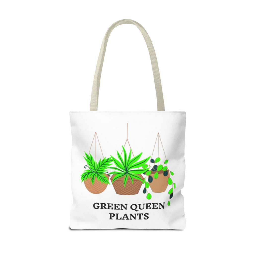 Tote — Green Queen Plants Hanging Houseplant Illustration Tote Bag