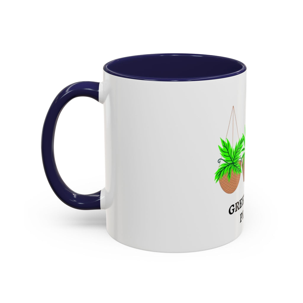 Green Queen Plants Accent Coffee Mug – Plant Lover Ceramic Mug (11/15oz)