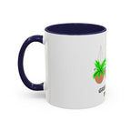 Green Queen Plants Accent Coffee Mug – Plant Lover Ceramic Mug (11/15oz)