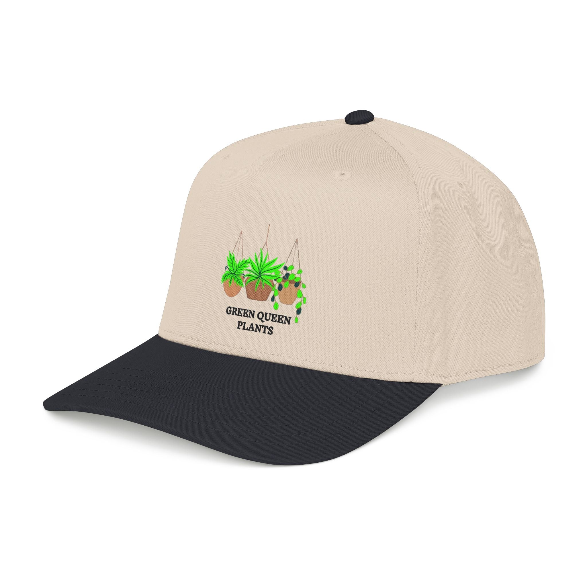 Green Queen Plants Baseball Cap — Hanging Pothos & Spider Plant Hat