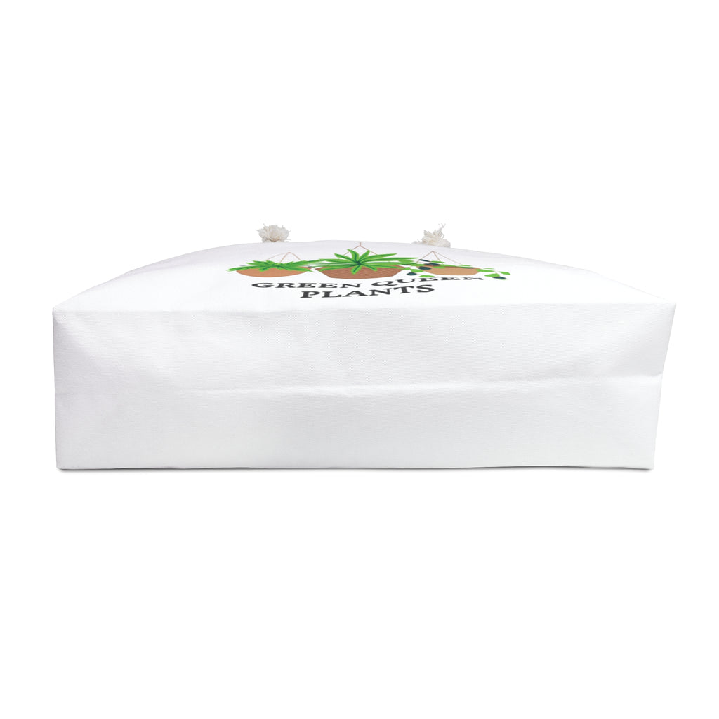 Green Queen Plants Weekender Bag — Botanical Hanging Planters Tote for Plant Lovers