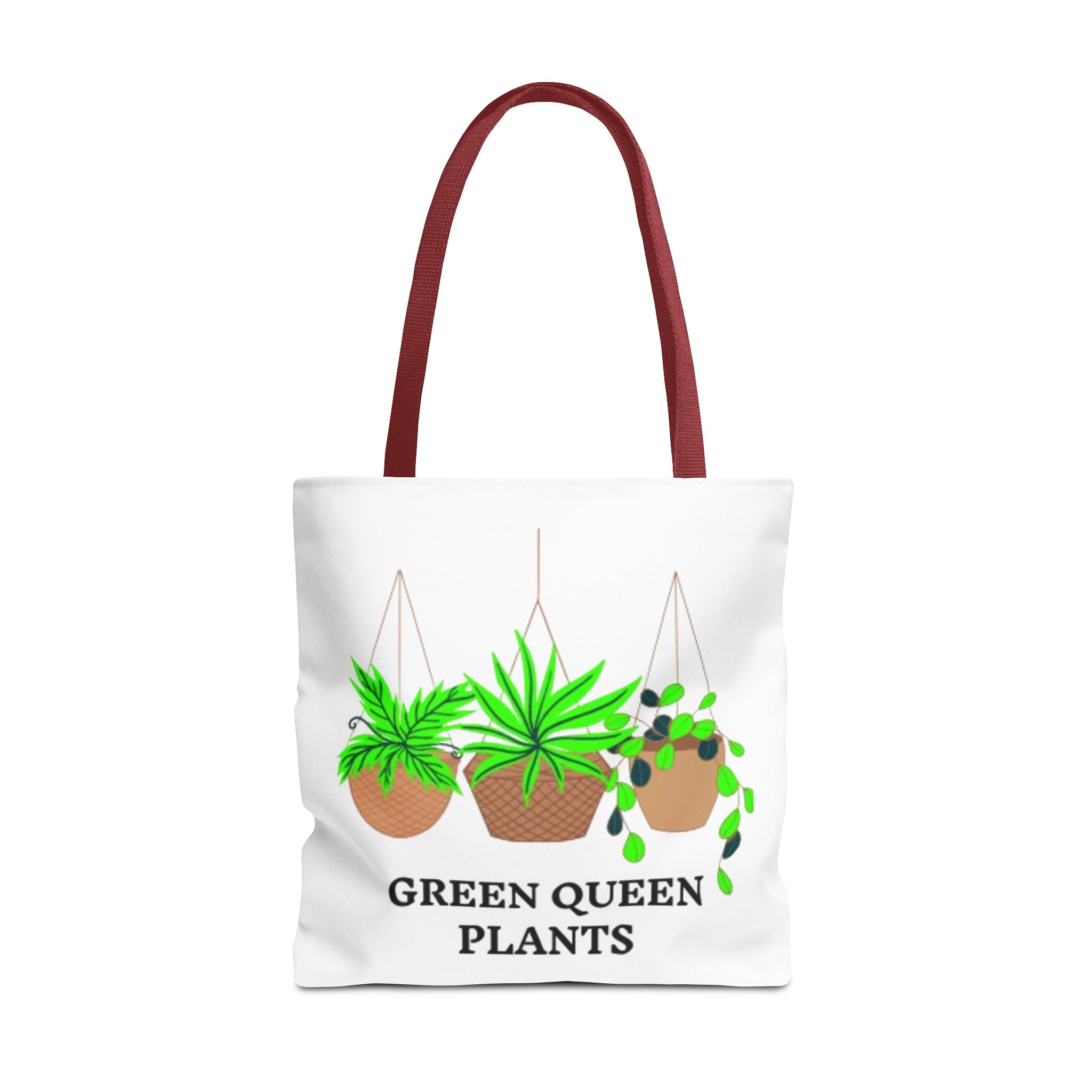 Tote — Green Queen Plants Hanging Houseplant Illustration Tote Bag