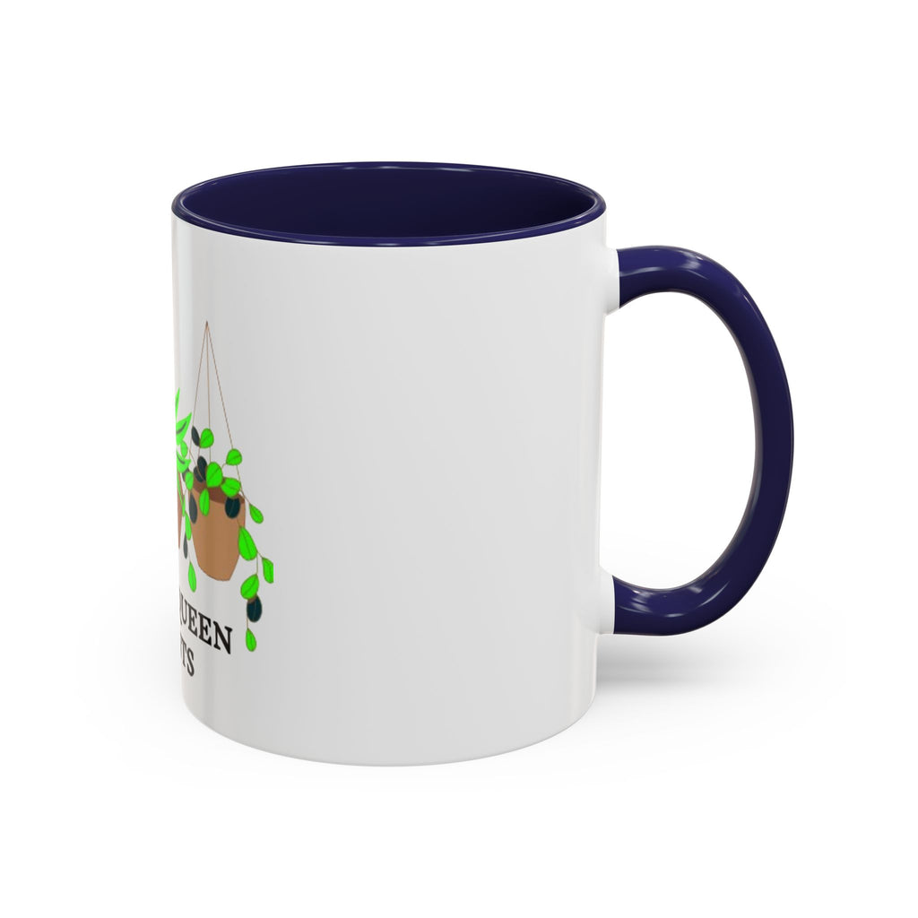 Green Queen Plants Accent Coffee Mug – Plant Lover Ceramic Mug (11/15oz)