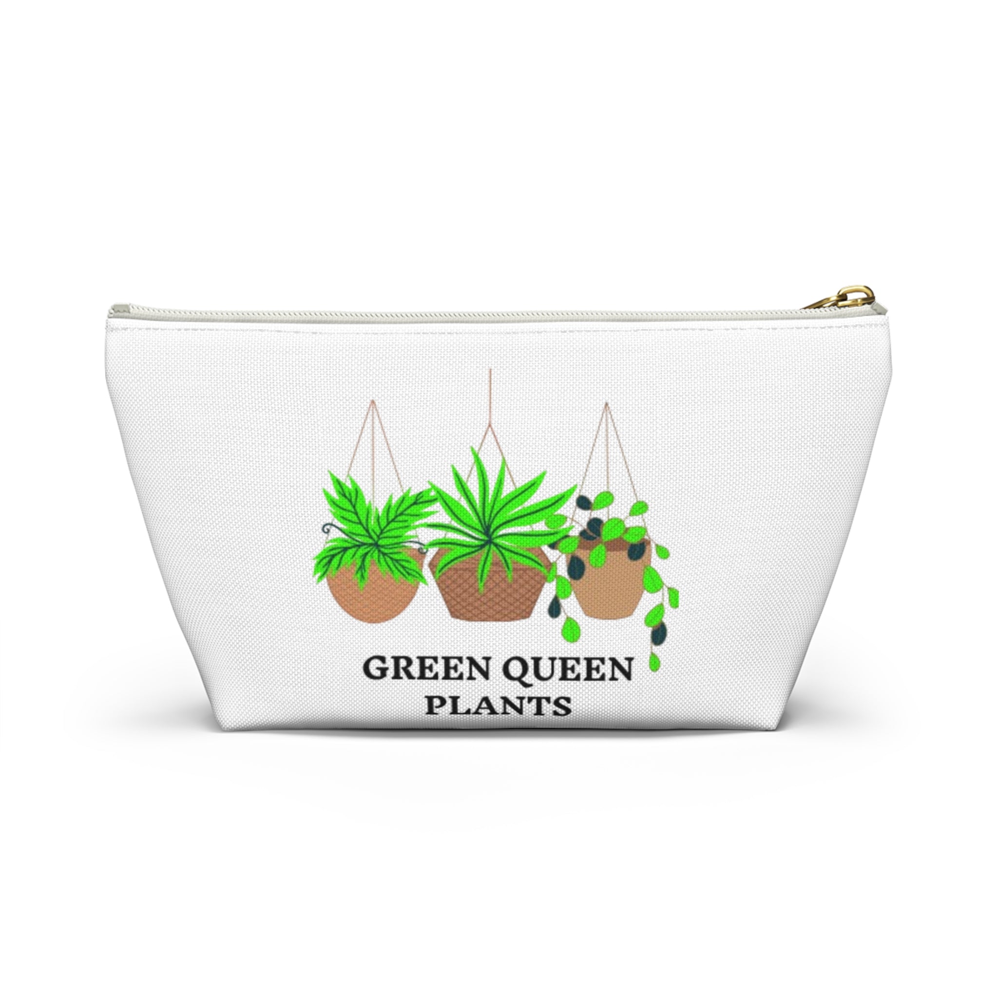 Accessory Pouch — Green Queen Plants Hanging Planters Makeup Bag