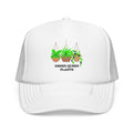 Plant Lover Trucker Hat — "Green Queen Plants" Foam Mesh Cap