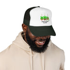 Plant Lover Trucker Hat — "Green Queen Plants" Foam Mesh Cap