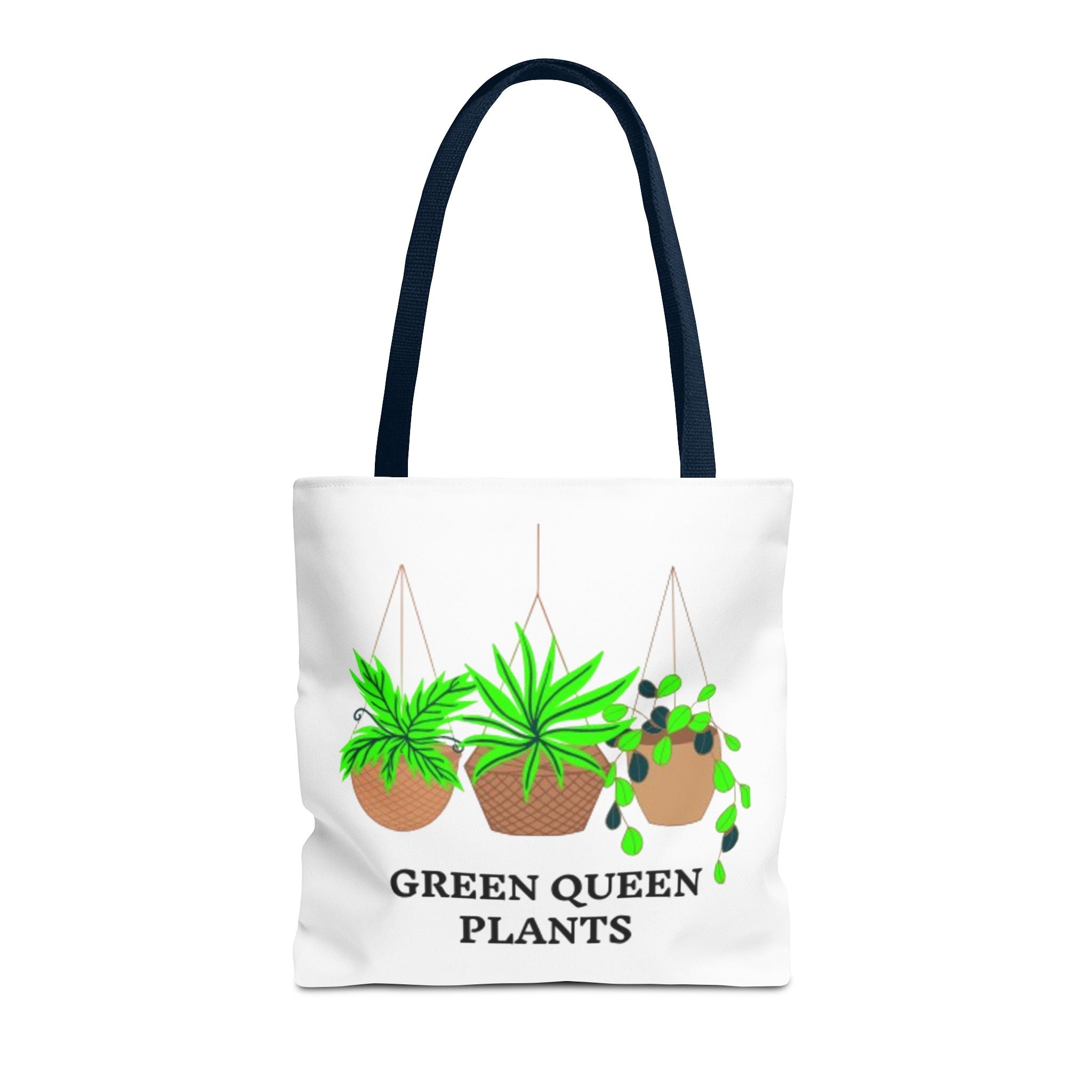 Tote — Green Queen Plants Hanging Houseplant Illustration Tote Bag