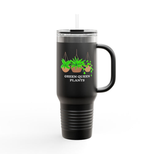 40oz Insulated Travel Mug — Hanging Plants Garden Lover Tumbler