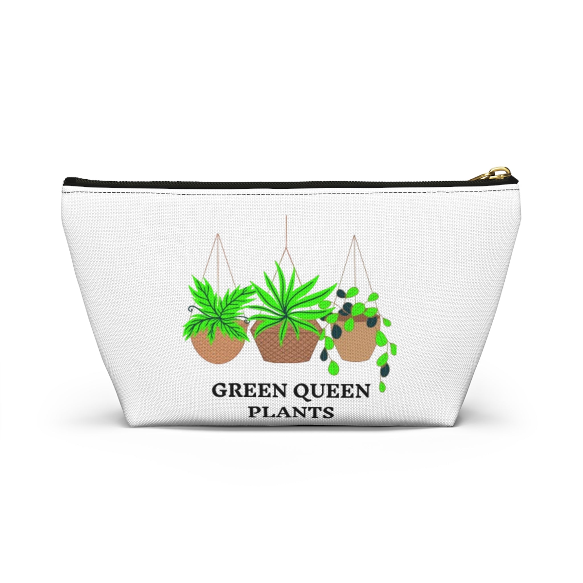 Accessory Pouch — Green Queen Plants Hanging Planters Makeup Bag