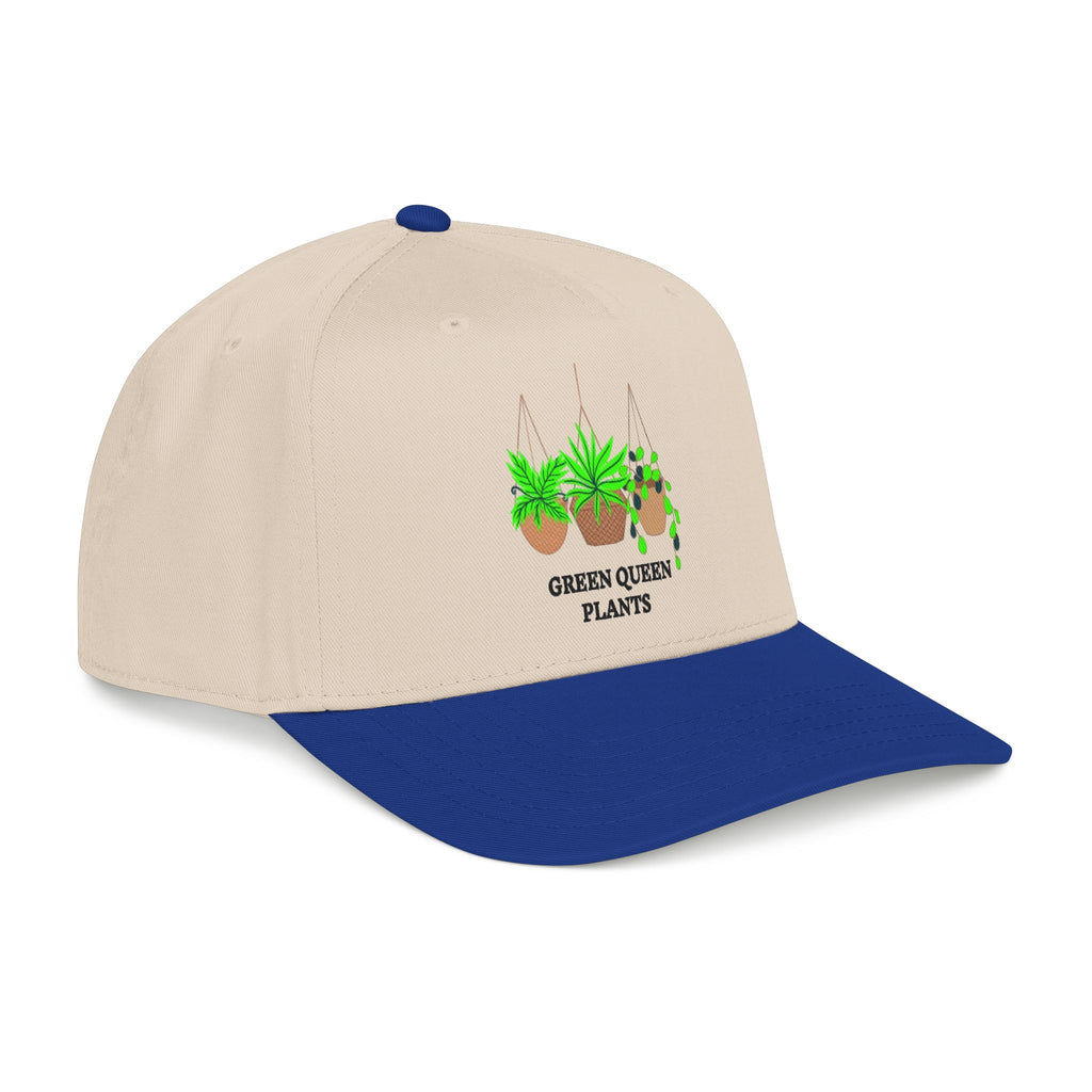 Green Queen Plants Baseball Cap — Hanging Pothos & Spider Plant Hat