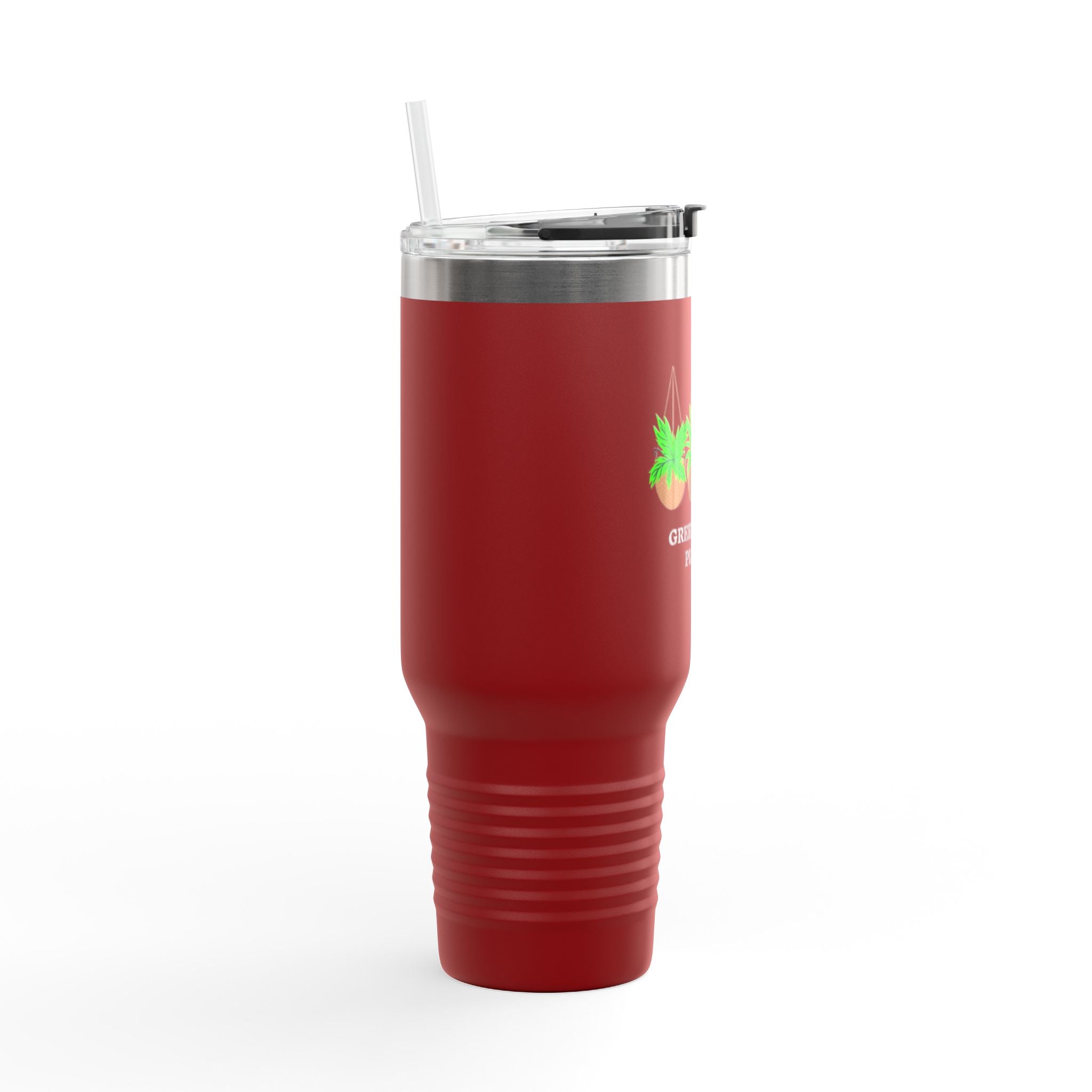 40oz Insulated Travel Mug — Hanging Plants Garden Lover Tumbler