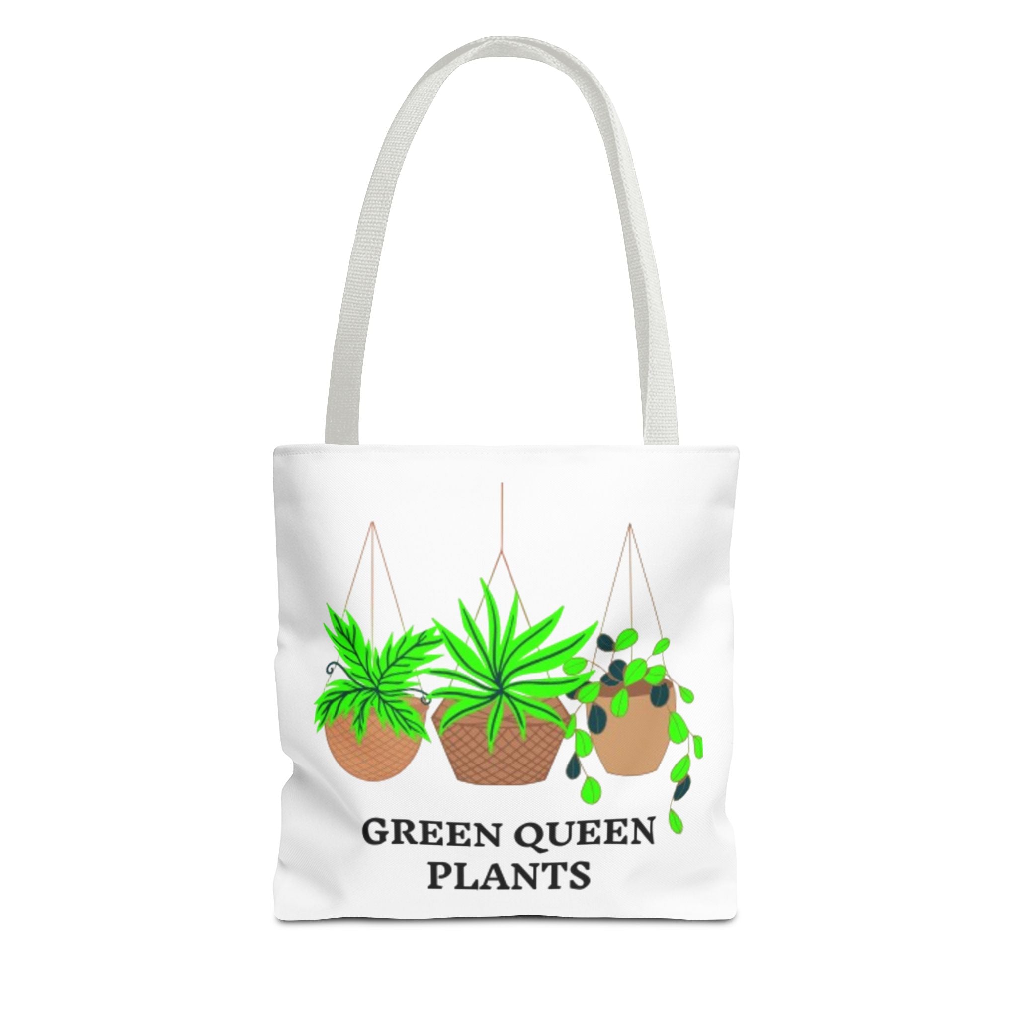 Tote — Green Queen Plants Hanging Houseplant Illustration Tote Bag