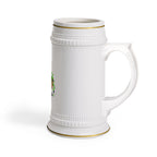 Green Queen Plants Beer Stein — Ceramic Hanging Plant Mug for Plant Lovers