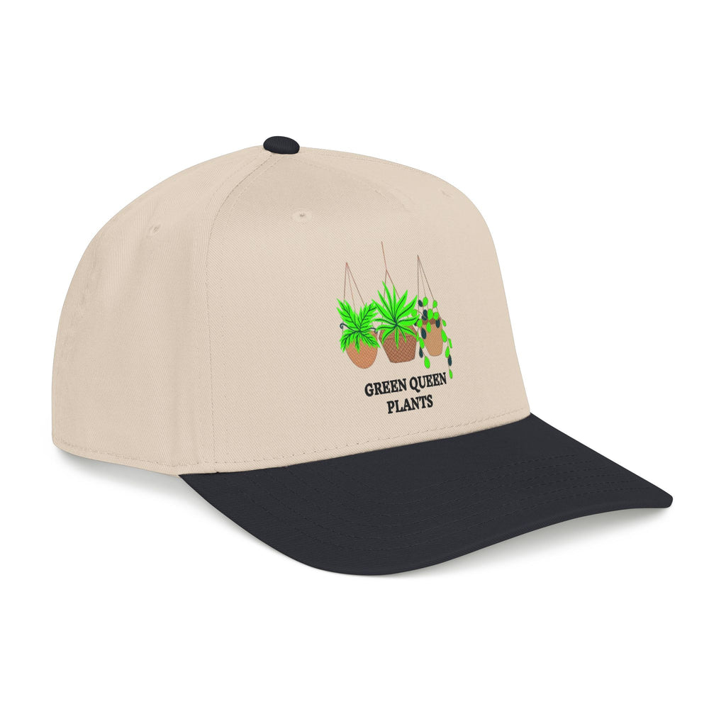 Green Queen Plants Baseball Cap — Hanging Pothos & Spider Plant Hat