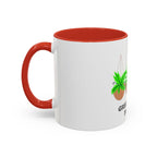 Green Queen Plants Accent Coffee Mug – Plant Lover Ceramic Mug (11/15oz)