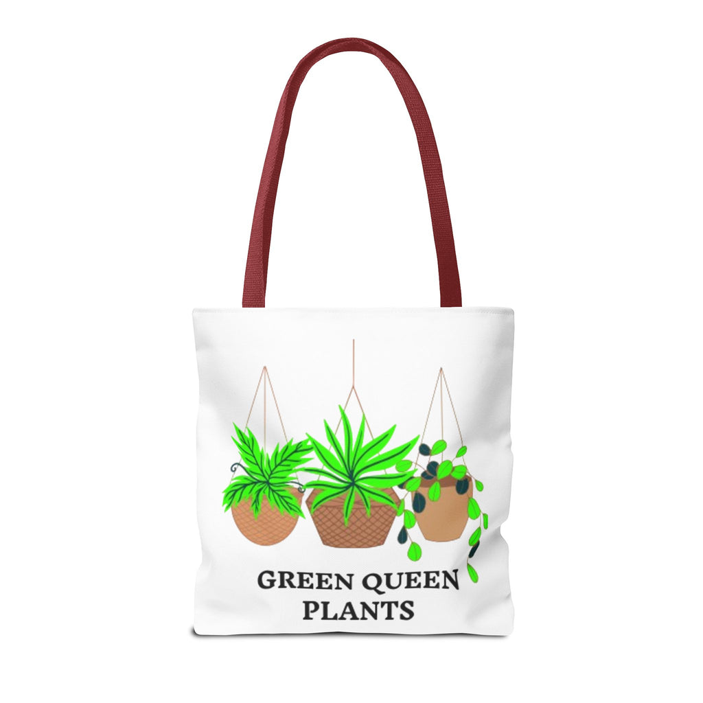 Tote — Green Queen Plants Hanging Houseplant Illustration Tote Bag