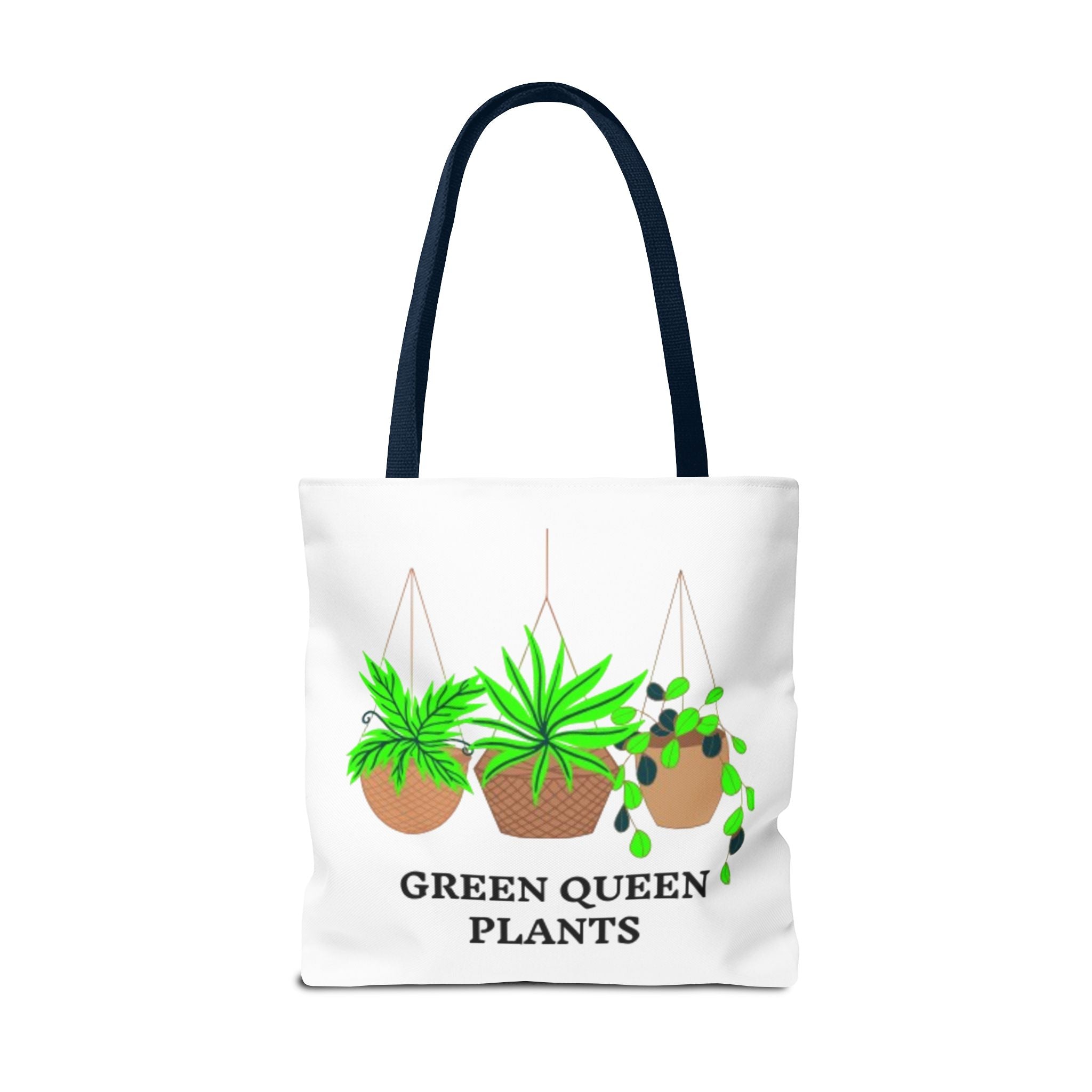 Tote — Green Queen Plants Hanging Houseplant Illustration Tote Bag