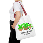 Tote — Green Queen Plants Hanging Houseplant Illustration Tote Bag