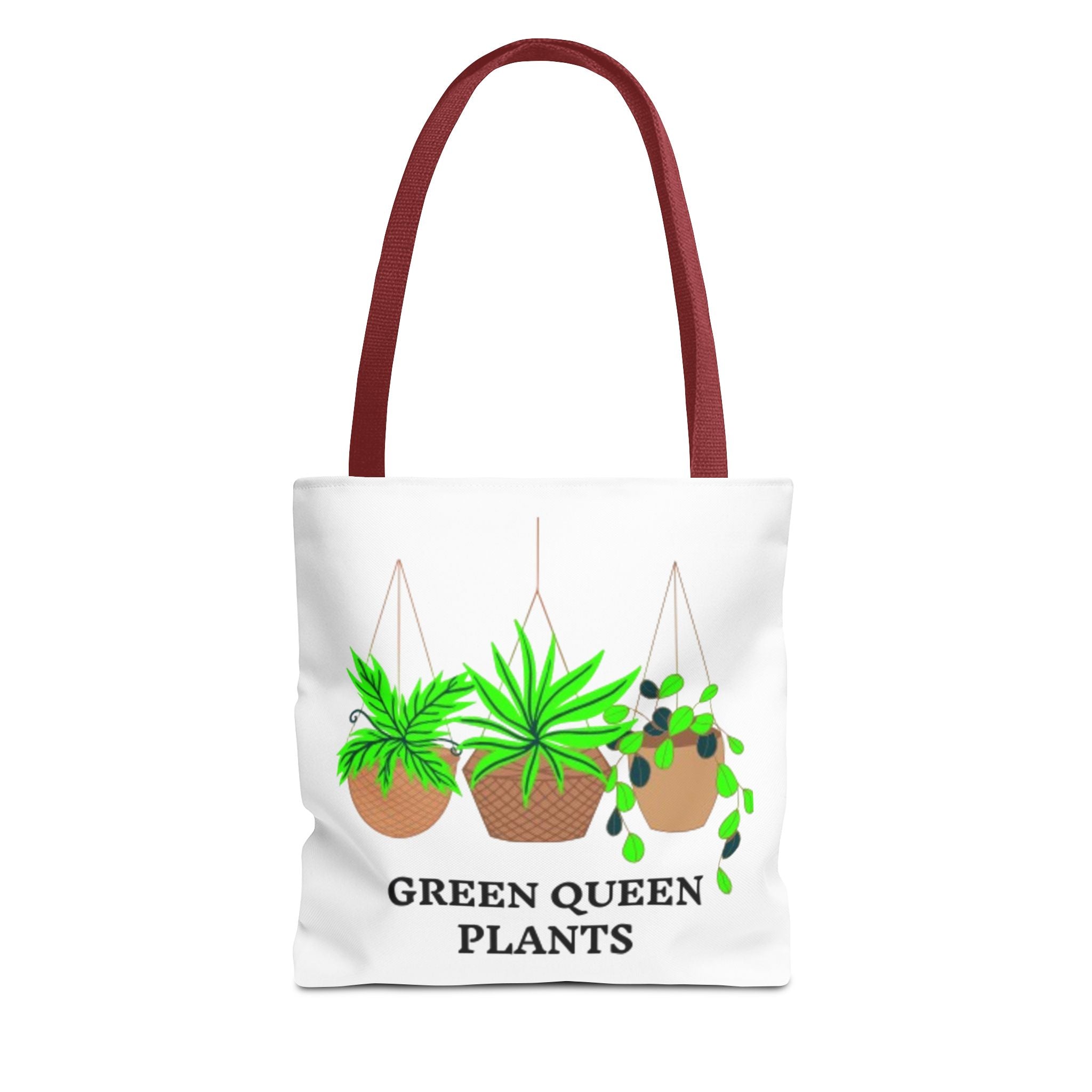 Tote — Green Queen Plants Hanging Houseplant Illustration Tote Bag