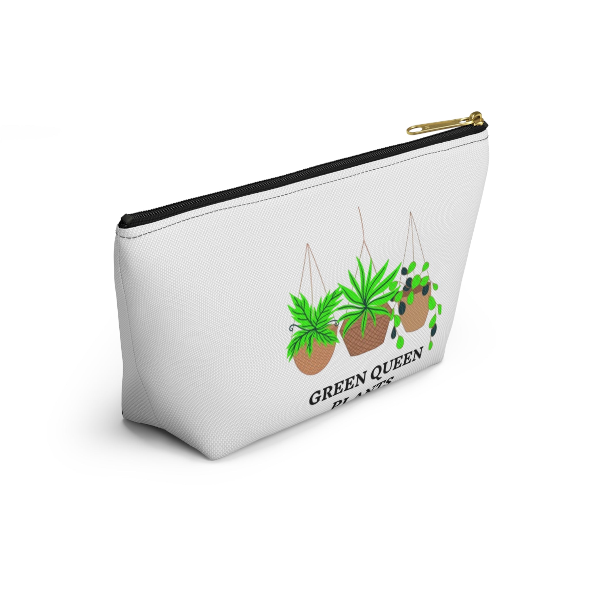 Accessory Pouch — Green Queen Plants Hanging Planters Makeup Bag