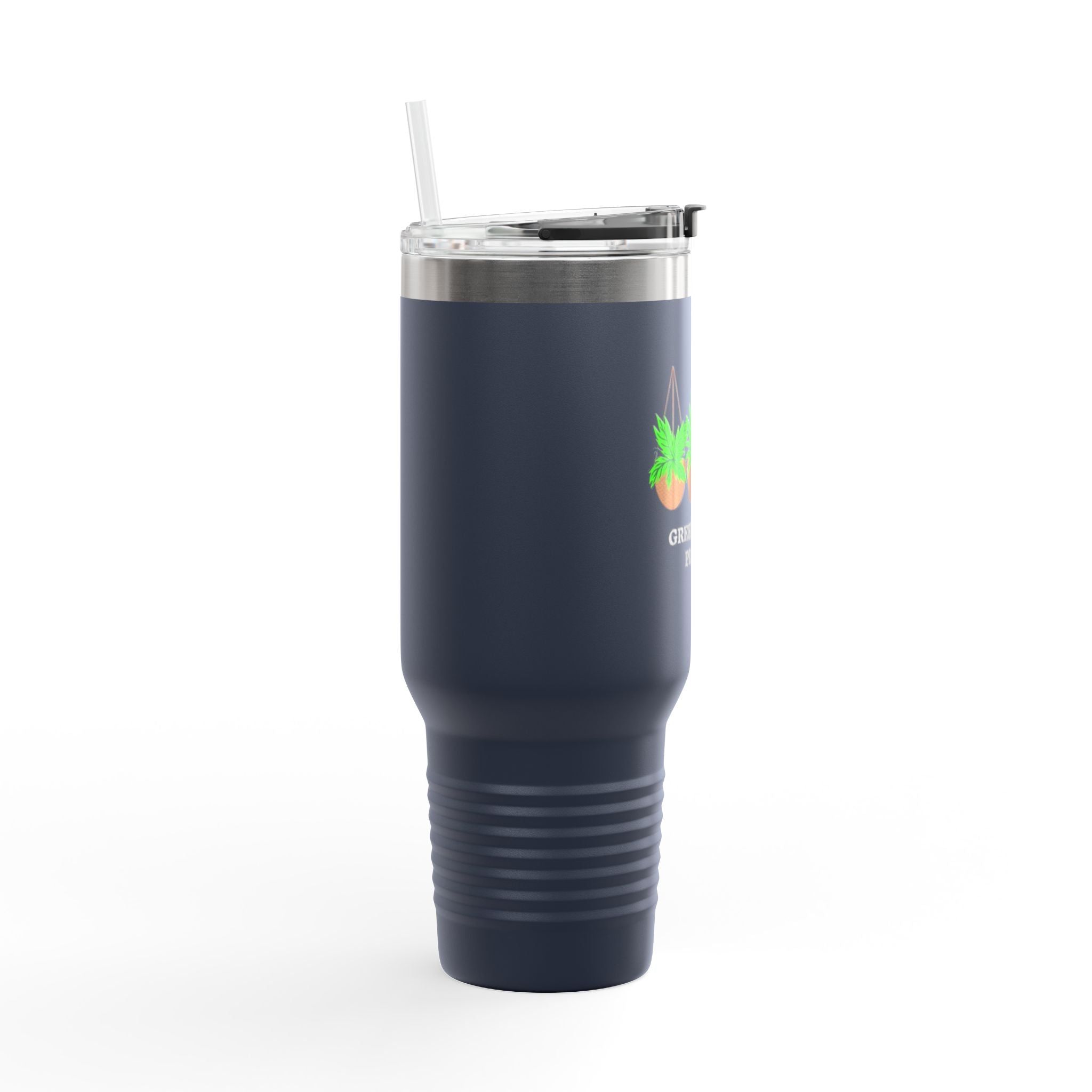 40oz Insulated Travel Mug — Hanging Plants Garden Lover Tumbler