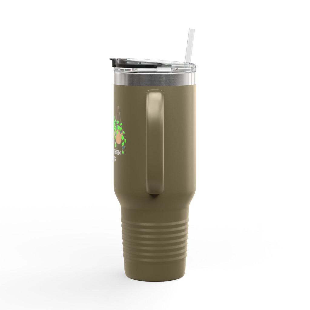 40oz Insulated Travel Mug — Hanging Plants Garden Lover Tumbler