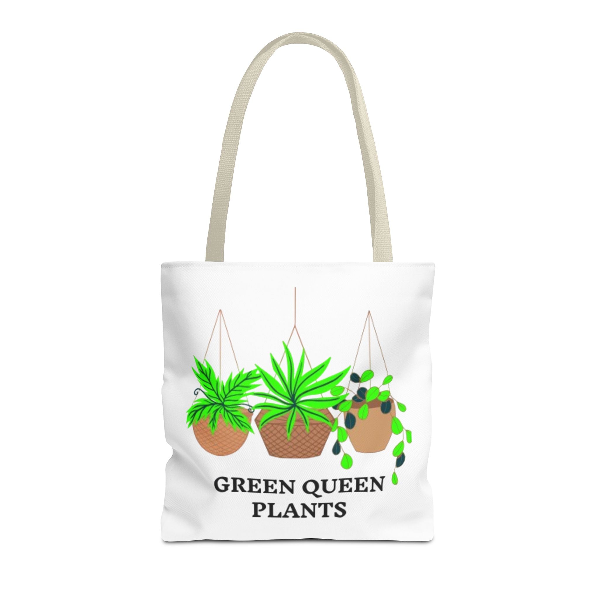 Tote — Green Queen Plants Hanging Houseplant Illustration Tote Bag