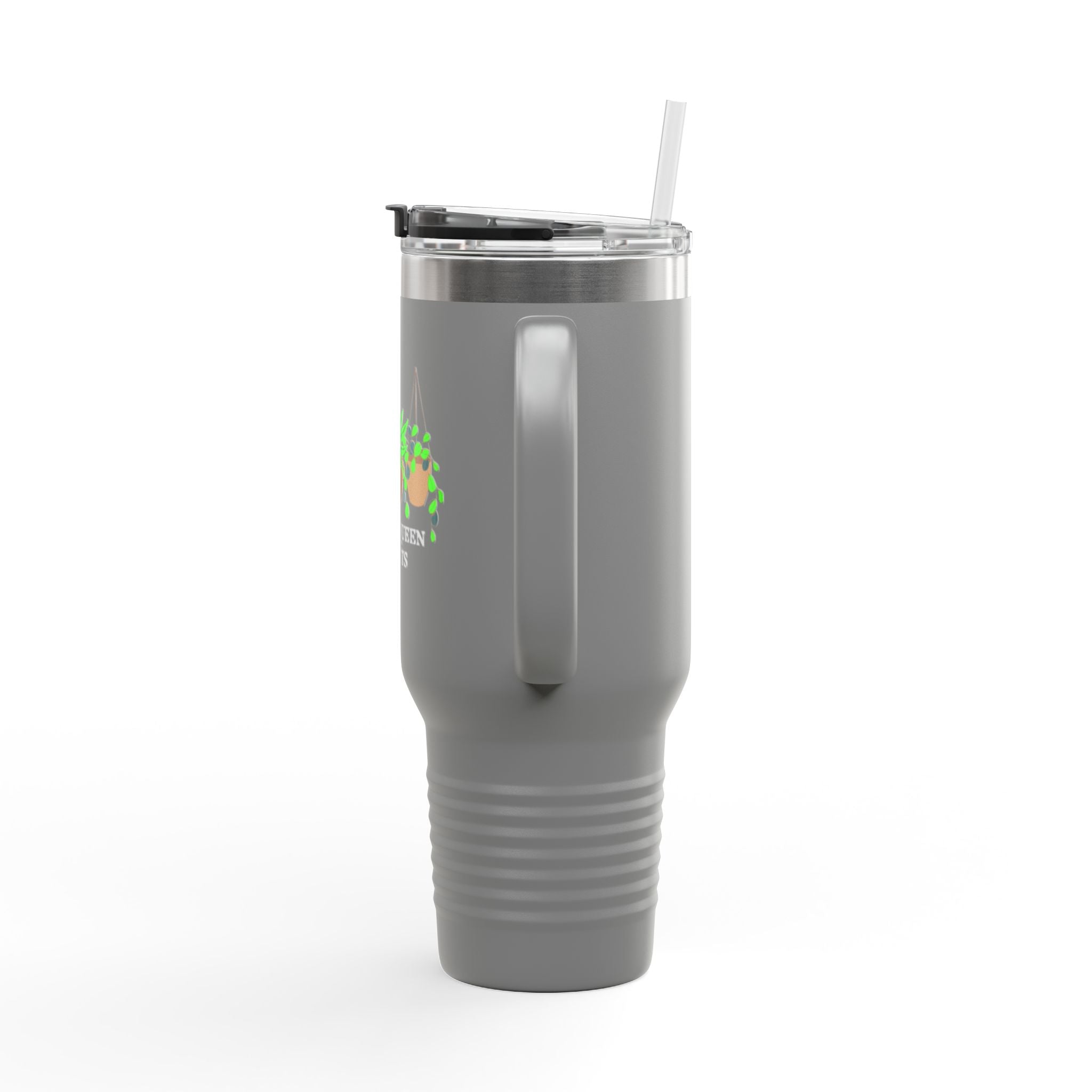 40oz Insulated Travel Mug — Hanging Plants Garden Lover Tumbler