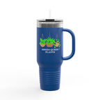 40oz Insulated Travel Mug — Hanging Plants Garden Lover Tumbler