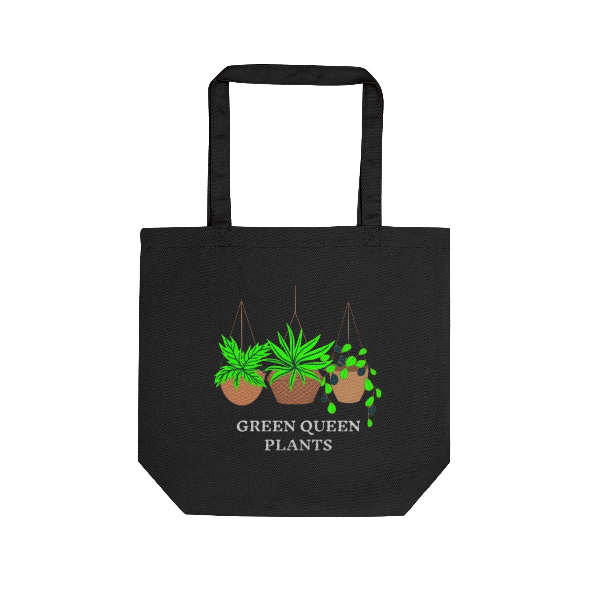 Green Queen Plants Tote Bag