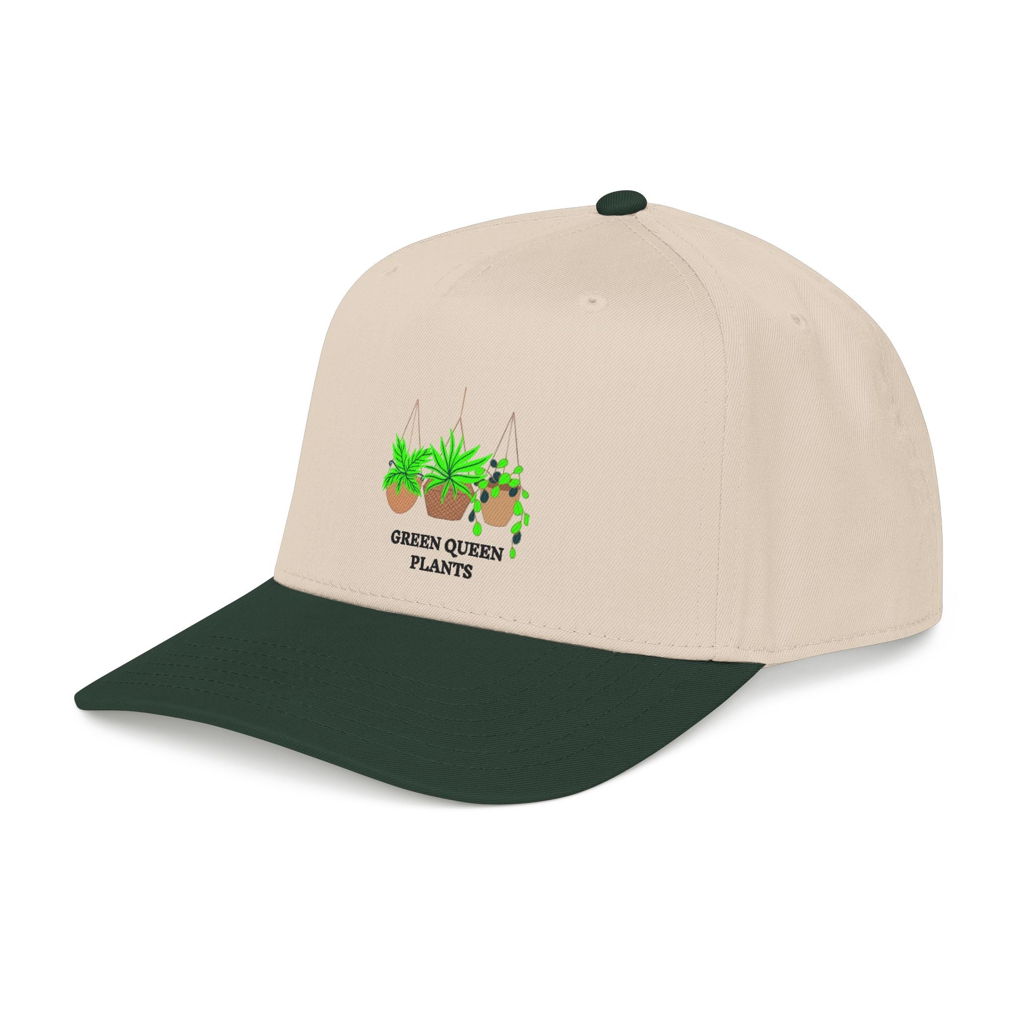 Green Queen Plants Baseball Cap — Hanging Pothos & Spider Plant Hat