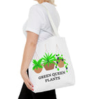 Tote — Green Queen Plants Hanging Houseplant Illustration Tote Bag