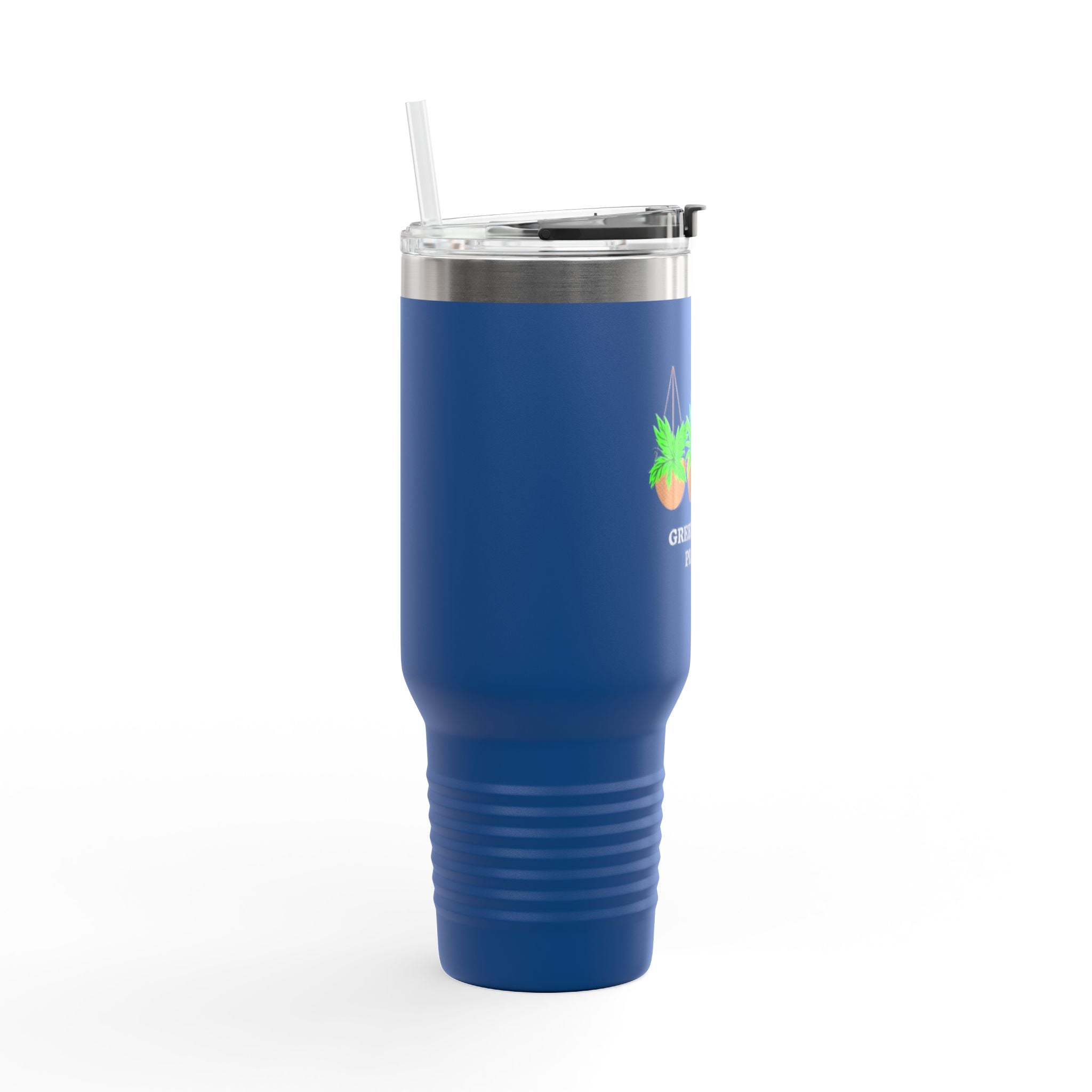 40oz Insulated Travel Mug — Hanging Plants Garden Lover Tumbler