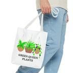 Tote — Green Queen Plants Hanging Houseplant Illustration Tote Bag