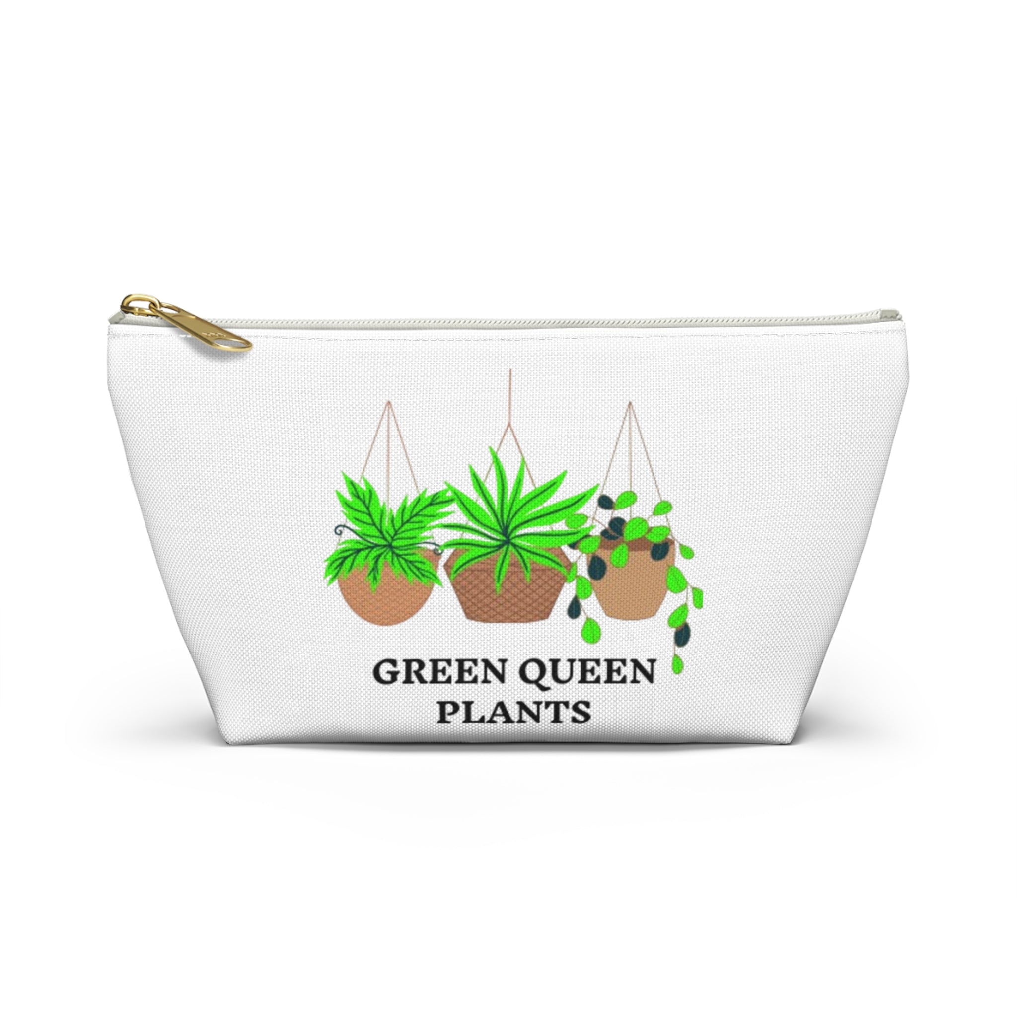 Accessory Pouch — Green Queen Plants Hanging Planters Makeup Bag