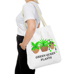 Tote — Green Queen Plants Hanging Houseplant Illustration Tote Bag
