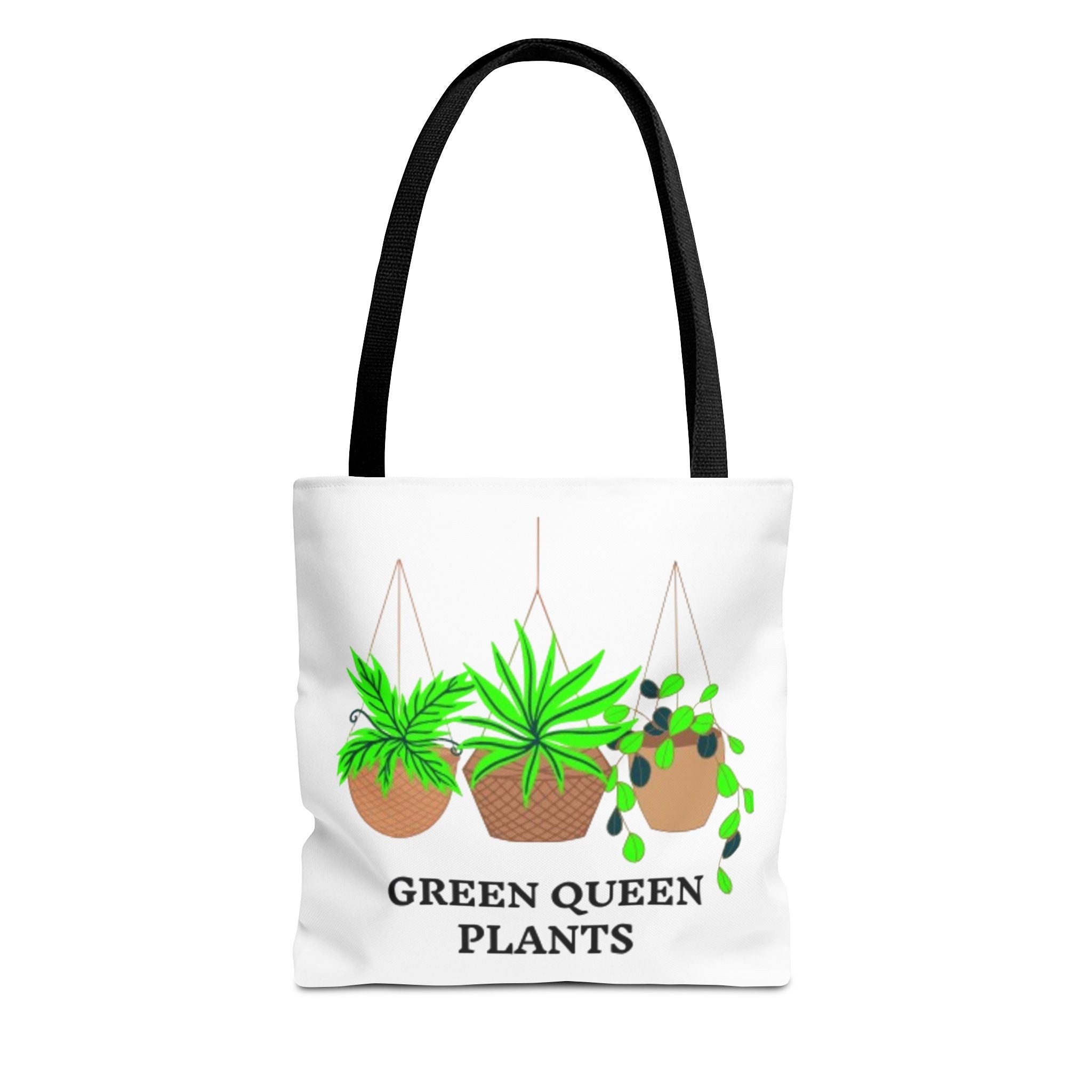 Tote — Green Queen Plants Hanging Houseplant Illustration Tote Bag