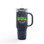 40oz Insulated Travel Mug — Hanging Plants Garden Lover Tumbler
