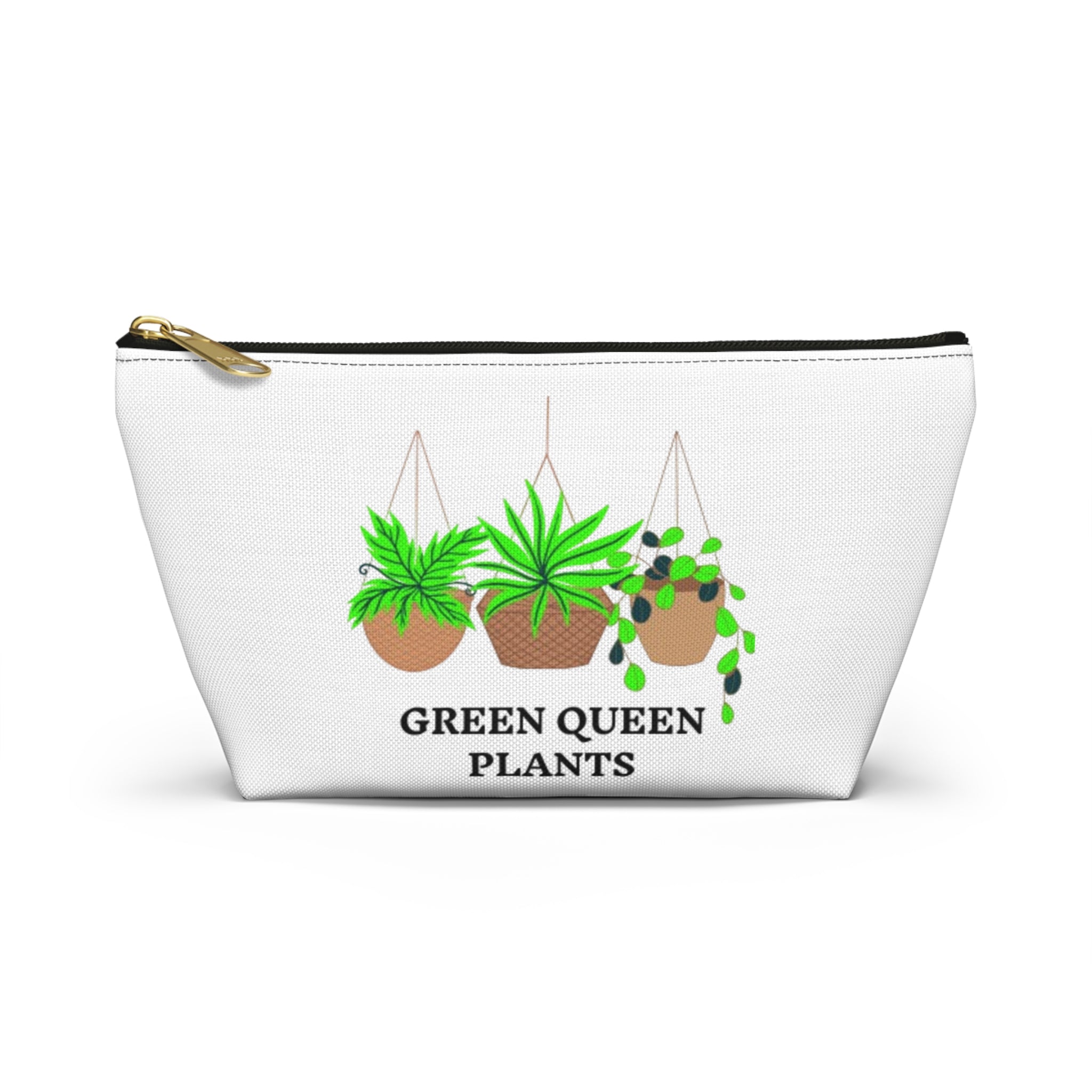 Accessory Pouch — Green Queen Plants Hanging Planters Makeup Bag